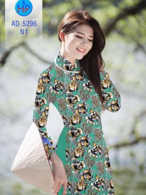 Vải áo dài Hoa đều AD 5296 15