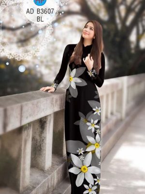 Vải áo dài Hoa in 3D AD B3607 20