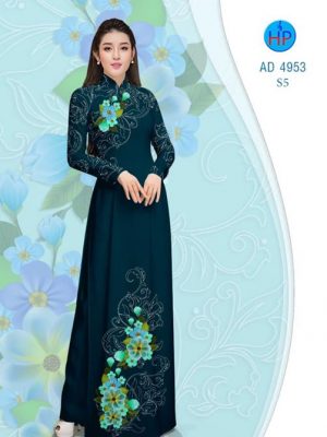 Vải áo dài Hoa in 3D AD 4953 17