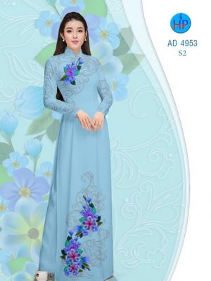 Vải áo dài Hoa in 3D AD 4953 24