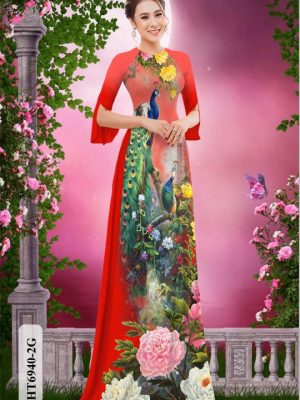 vai ao dai chim cong co truyen chat luong 324297