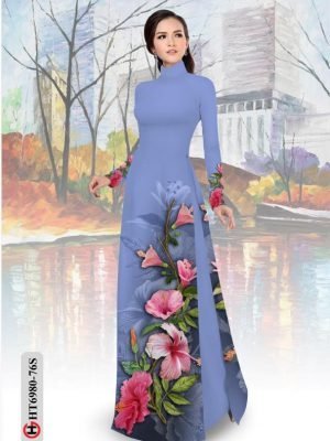 vai ao dai dep hoa 3d doc dao cuc dep 09535