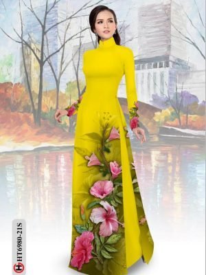 vai ao dai dep hoa 3d rat duyen gia tot 095146