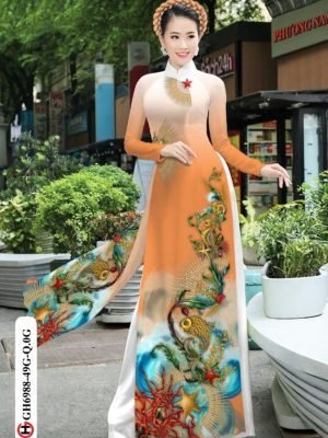 vai ao dai hinh ca chep ton dang ngoc ua thich 76544