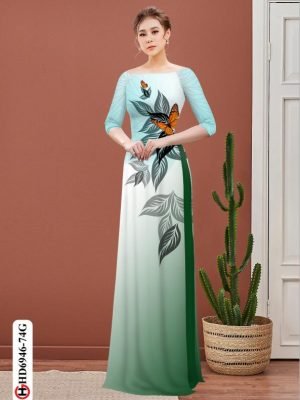 vai ao dai hinh la rat duyen phong cach 300298