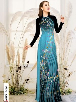 vai ao dai hoa 3d rat duyen dep 1304194