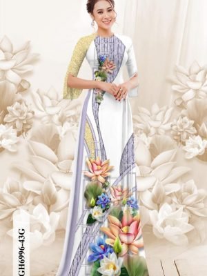 vai ao dai hoa 3d truyen thong thanh lich 44035