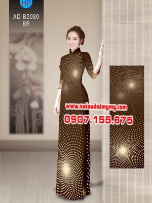 Vải áo dài Hoa bi 3D AD B2080 14