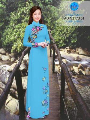 Vải áo dài Hoa Cẩm Chướng tượng trưng cho tình bạn AD N2173 14