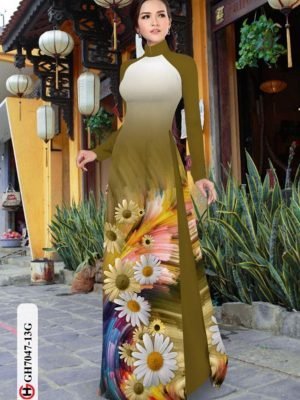 vai ao dai hoa cuc dang ngoc phong cach 175116