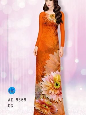 vai ao dai hoa cuc dep doc dao phong cach 308167