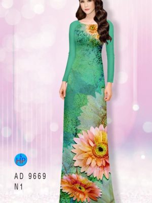 vai ao dai hoa cuc dep duyen dang duoc chon nhieu 180810