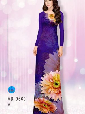 vai ao dai hoa cuc dep gia re da dang 908155