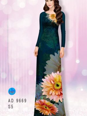 vai ao dai hoa cuc dep shop my my thuot tha 508245