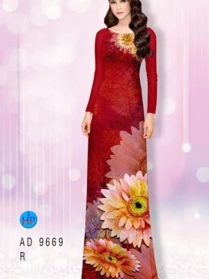 vai ao dai hoa cuc dep truyen thong phong cach 1208205