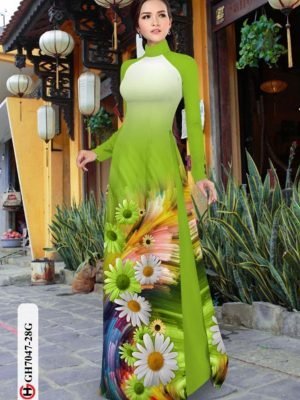 vai ao dai hoa cuc duyen dang gia tot 1451173