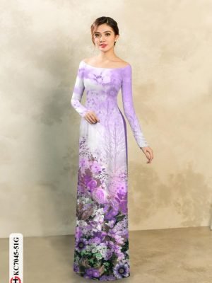 vai ao dai hoa dep 3d rat duyen mau moi 173248