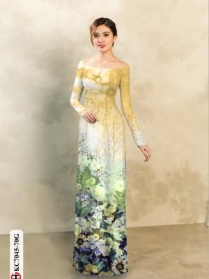 vai ao dai hoa dep 3d re da dang 932279