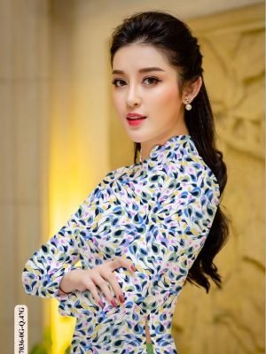 vai ao dai hoa deu rat re mau moi 646185