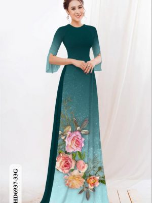 vai ao dai hoa hong co truyen duoc chon nhieu 39330