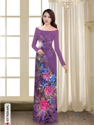 vai ao dai hoa hong co truyen rat dep 1823295