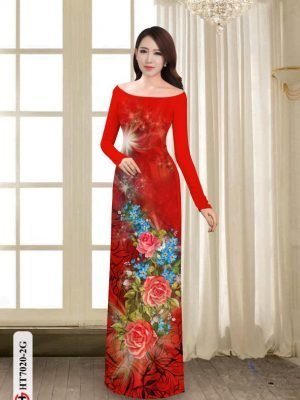 vai ao dai hoa hong co truyen ua chuong 202210