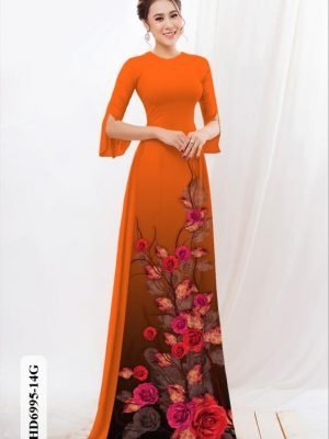 vai ao dai hoa hong doc dao dam tham 33343