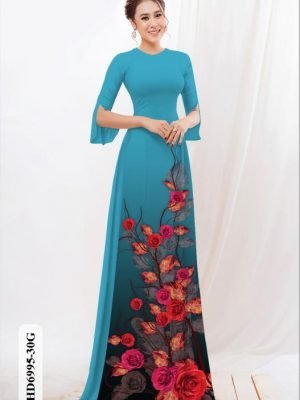 vai ao dai hoa hong gia re dang hot 113379