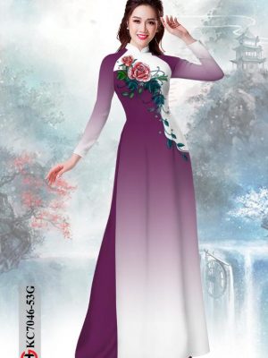 vai ao dai hoa hong gia re vua ra 141161