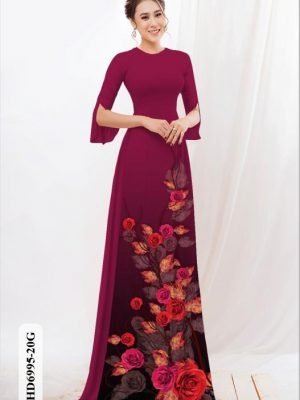 vai ao dai hoa hong gia re vua ra 16337