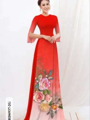 vai ao dai hoa hong rat re duoc chon nhieu 69360