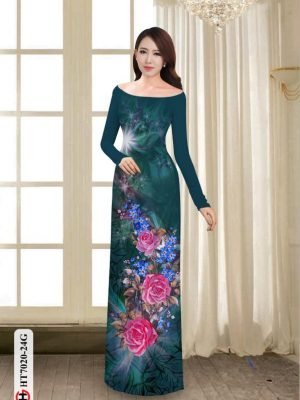 vai ao dai hoa hong truyen thong doc dao 1623147