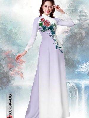 vai ao dai hoa hong vai ao dai my my cuc dep 1341119