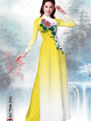 vai ao dai hoa hong vai ao dai my my phong cach 1141153