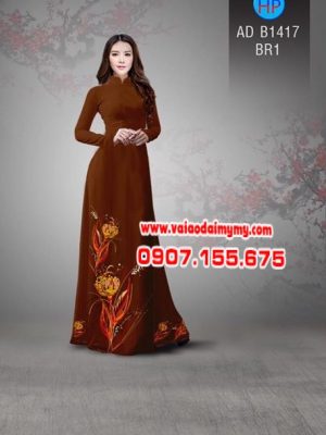 Vải áo dài Hoa in 3D AD B2665 14