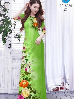 vai ao dai hoa in 3d co truyen chat luong 089182