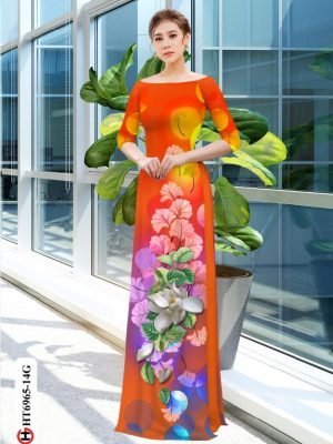 vai ao dai hoa in 3d co truyen da dang 438286