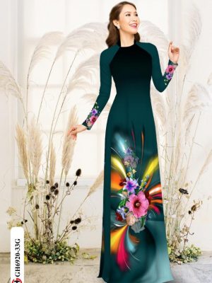 vai ao dai hoa in 3d co truyen dam tham 2099228