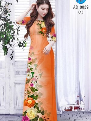 vai ao dai hoa in 3d co truyen nam nay 489276