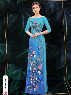 vai ao dai hoa in 3d co truyen phong cach 54036