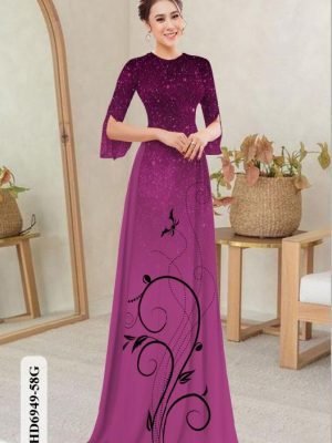 vai ao dai hoa in 3d duyen dang long lanh 130239