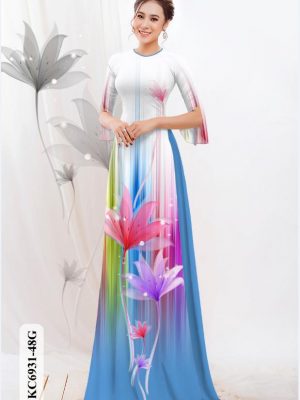 vai ao dai hoa in 3d duyen dang vua ra 1751166