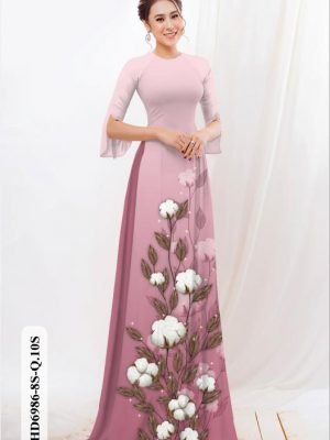 vai ao dai hoa in 3d gia re mau moi 89270