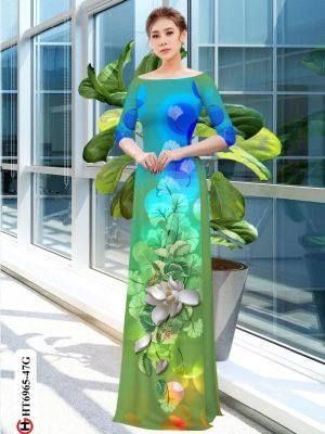 vai ao dai hoa in 3d gia re thanh lich 1639152