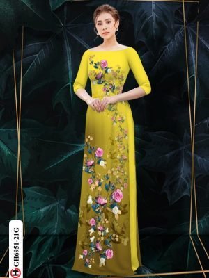 vai ao dai hoa in 3d gia re vua ra 124097