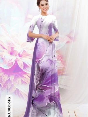 vai ao dai hoa in 3d rat duyen da dang 48889