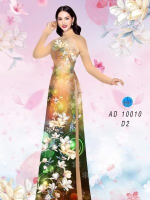 Vải áo dài hoa in 3D AD 10010 29