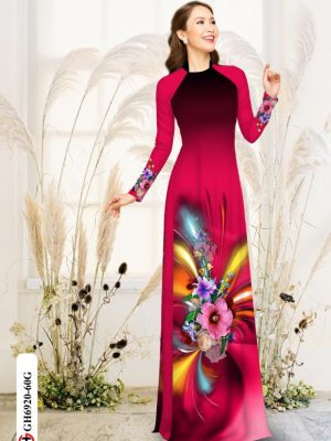 vai ao dai hoa in 3d re phong cach 999269