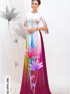 vai ao dai hoa in 3d shop mymy gia tot 15190