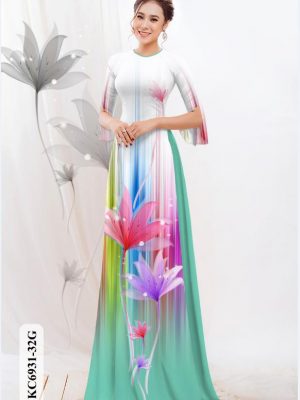 vai ao dai hoa in 3d ton dang ngoc chat luong 145178